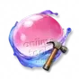 Cristal Orvalhado de Olhelmo Semiacabado