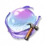 Cristal Orvalhado de Centélis Semiacabado