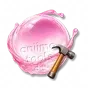 Cristal Orvalhado de Fahluu Semiacabado