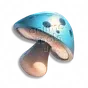 Capelo azul pisoteado