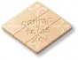 Azulejo de Cimento Estampado - Damasco creme