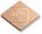 Piso de Madeira Tangram - Teca