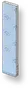 Textura Clara - Parede de Tijolos Alta Azul-celeste