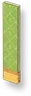 Estampa Floral - Parede de Tijolos Alta Verde-limão