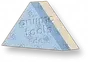 Grão Pálido - Parede Triangular Azul-celeste - Pequena