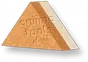 LarDoceLar - Parede Triangular Laranja-quente - Pequena