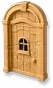 Porta de Madeira Arqueada