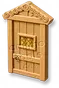 Porta de Madeira Arqueada Pontiaguda