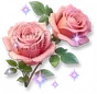 Rosa Cintilante Gigante