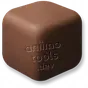 Bloco de Construção - Marrom-café