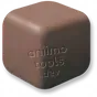 Bloco de Construção - Rosa-cinza-escuro