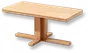 Mesa de Madeira com Pés Cruzados – Pinho