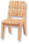 Cadeira de Jantar em Bambu Claro