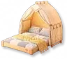 Cama-tenda Doces Sonhos – Grande