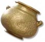 Vaso Ritual Incrustado de Ouro
